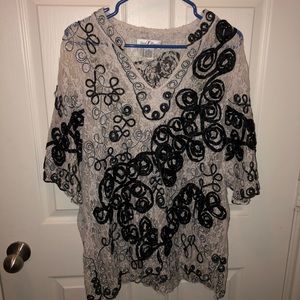 Lace Blouses plus size 2x